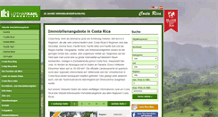 Desktop Screenshot of costa-rica-immobilien.com